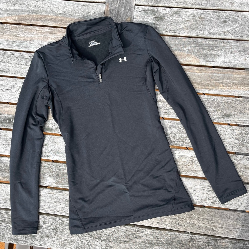 Black Under Armour Quarter Zip